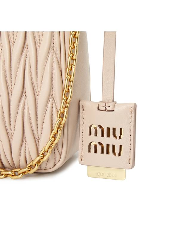 Matelasse Nappa Leather Shoulder Bag Powder Pink - MIU MIU - BALAAN 9