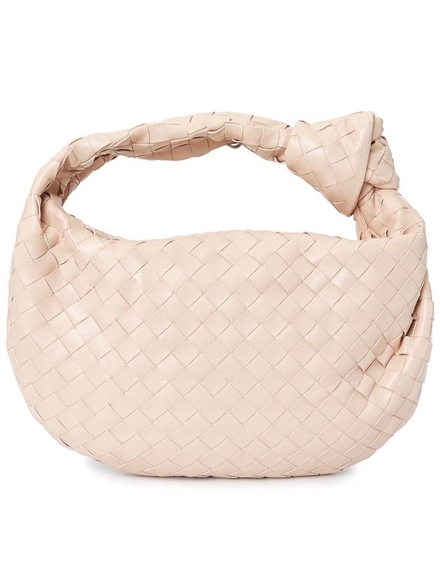 Teen Jodie Intrecciato Leather Tote Bag Pink - BOTTEGA VENETA - BALAAN 5