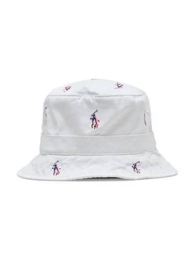 Signature Pony Bucket Hat Multi with 30 points - POLO RALPH LAUREN - BALAAN 1