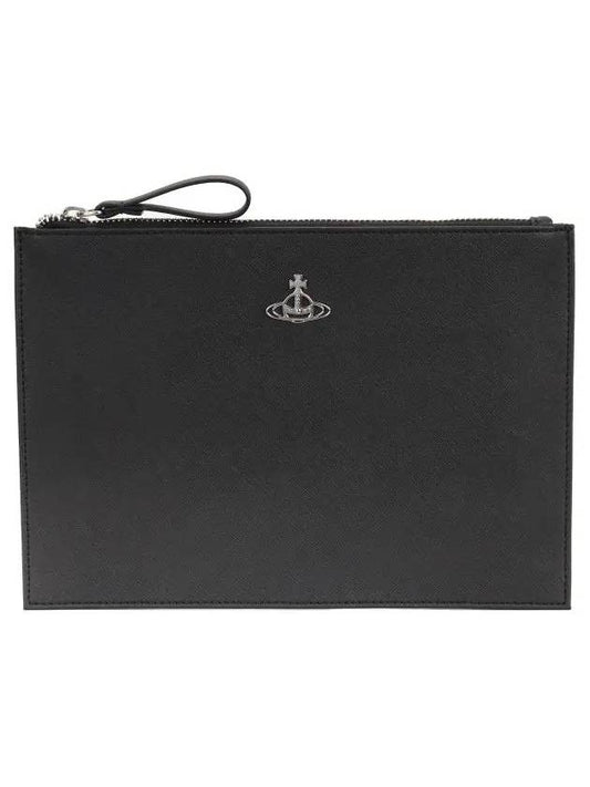 Derby Clutch Bag Black - VIVIENNE WESTWOOD - BALAAN 2