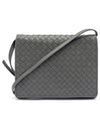 Intrecciato Flap Mini Cross Bag Grey - BOTTEGA VENETA - BALAAN 3