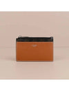 Triomphe Canvas Silver Zipper Card Wallet Brown - CELINE - BALAAN 2