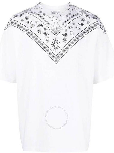 Marcelo Burlon Bandana Print Cotton T-Shirt, Size Small - MARCELO BURLON - BALAAN 1