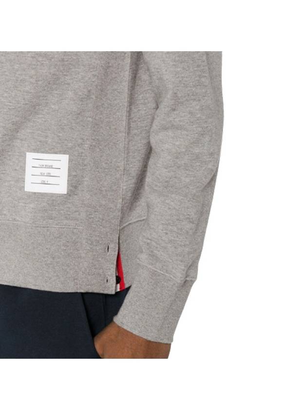 4 Bar Loopback Jersey Sweatshirt Light Grey - THOM BROWNE - BALAAN 5