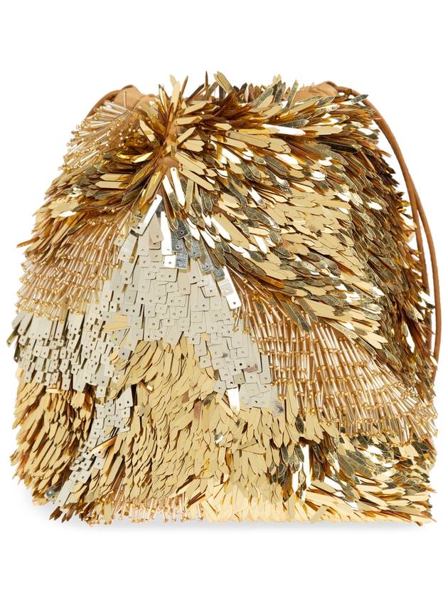 Ulla Johnson Shoulder Bag Celeste Paillette, Women's, Gold - ULLA JOHNSON - BALAAN 3