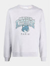 Campus Fox Regular Sweatshirt Light Grey Melange - MAISON KITSUNE - BALAAN 2