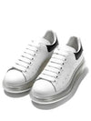 Oversized Clear Sole Low Top Sneakers Black White - ALEXANDER MCQUEEN - BALAAN 2