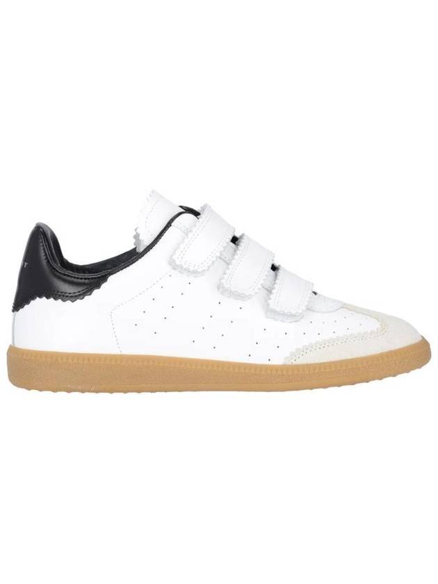 Bethy Velcro Low Top Sneakers White Black - ISABEL MARANT - BALAAN 1