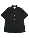 Twill Vacation Short Sleeve Shirt Black - MAISON MARGIELA - BALAAN 2