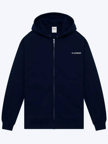 Kentis basic hooded zip up deep navy - SUPENER - BALAAN 1