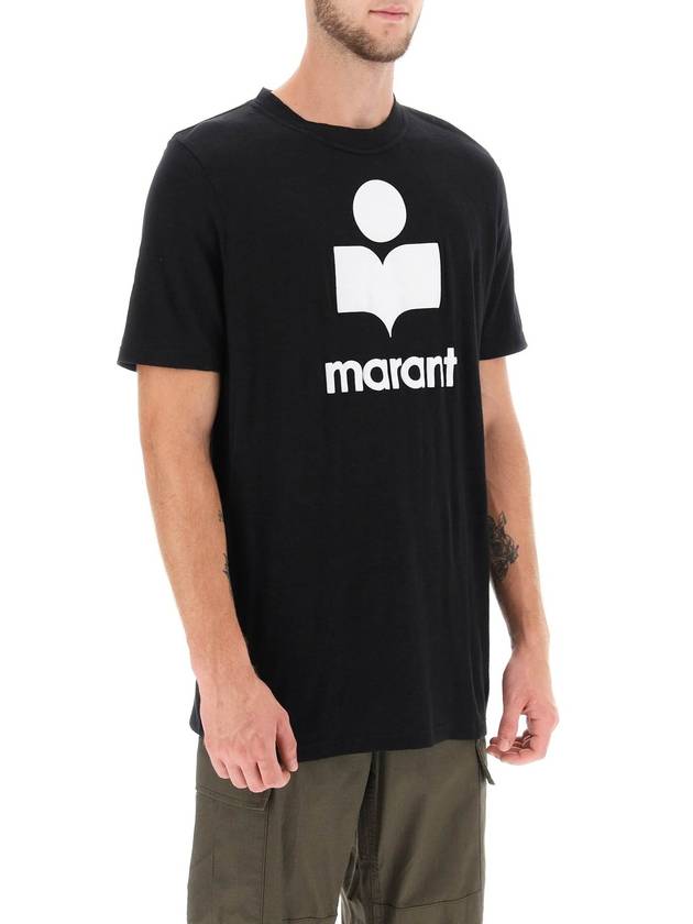 Karman logo short sleeve t shirt black - ISABEL MARANT - BALAAN 3