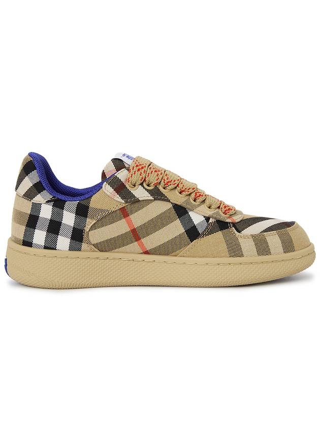 Terrace Check Low Top Sneakers Beige - BURBERRY - BALAAN 5