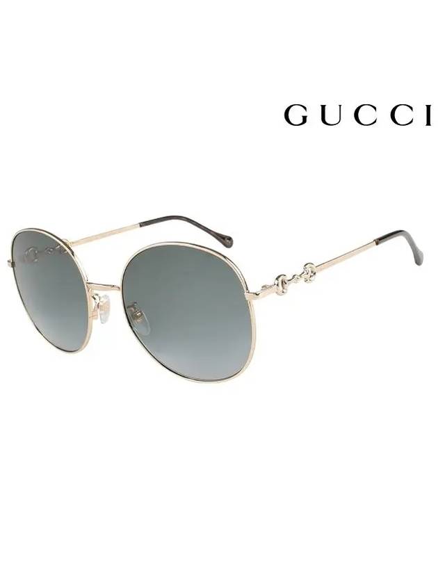 Eyewear Round Metal Sunglasses Gold - GUCCI - BALAAN.