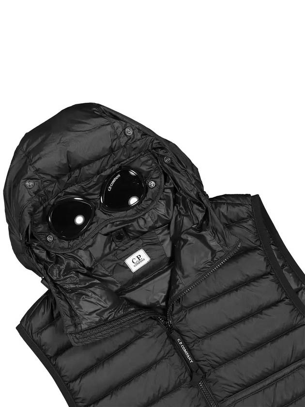 D.D. Shell Goggles Down Vest Black - CP COMPANY - BALAAN 5