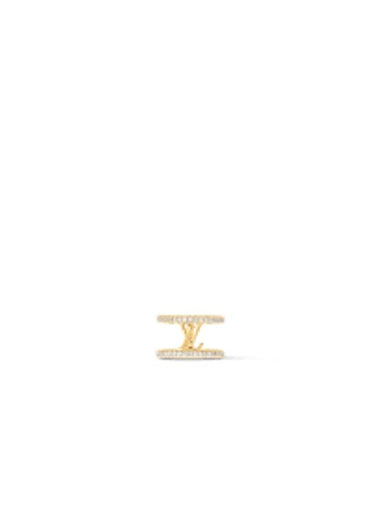 LV Iconic Crystal Ring Gold - LOUIS VUITTON - BALAAN 1