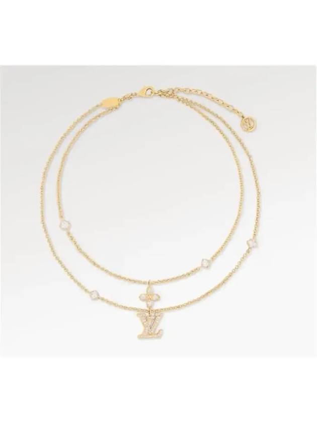 Lady LV Necklace Gold - LOUIS VUITTON - BALAAN 2