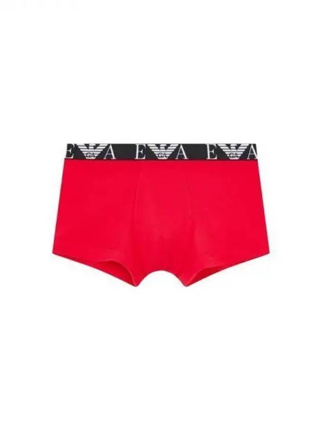 UNDERWEAR Men s Eagle Logo Banding Solid Drawn Red 270189 - EMPORIO ARMANI - BALAAN 1