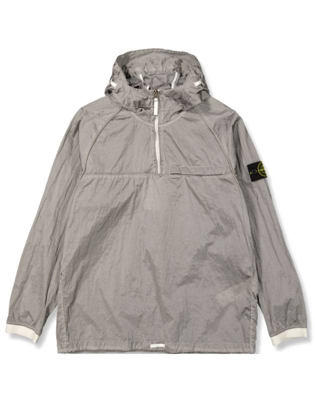 Men's Wappen Patch Metal Nylon Anorak Ice - STONE ISLAND - BALAAN 1