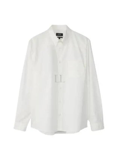 Edouard Long Sleeve Shirt White - A.P.C. - BALAAN 2