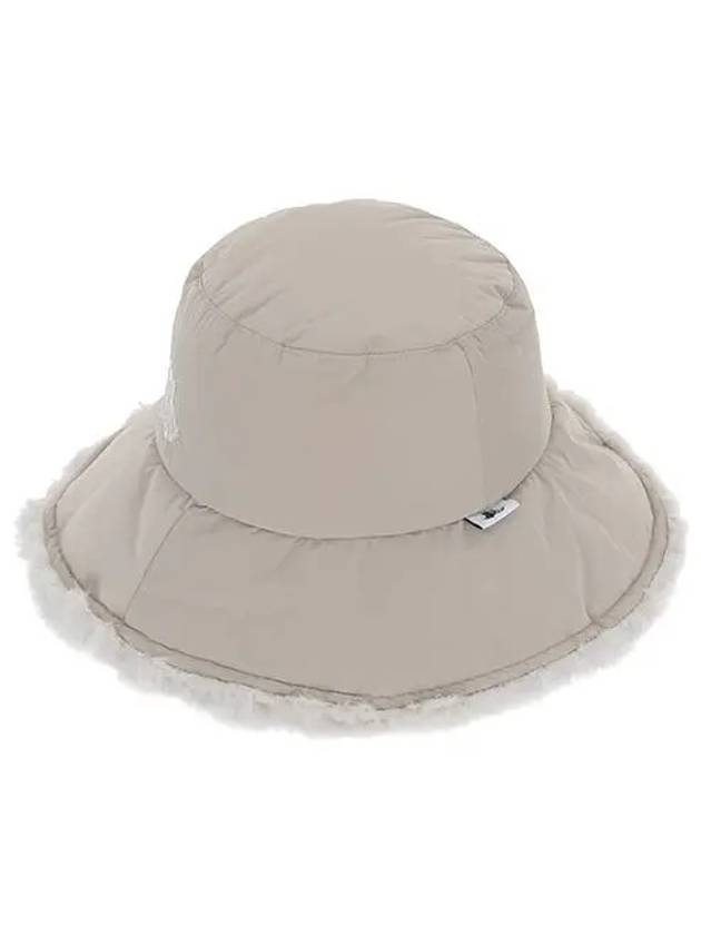 Women s ear shaped bucket hat 8634LXAH BEIGE - BLACK&WHITE - BALAAN 3