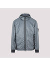 Compass Patch Hooded Jacket Lead Grey - STONE ISLAND - BALAAN 1