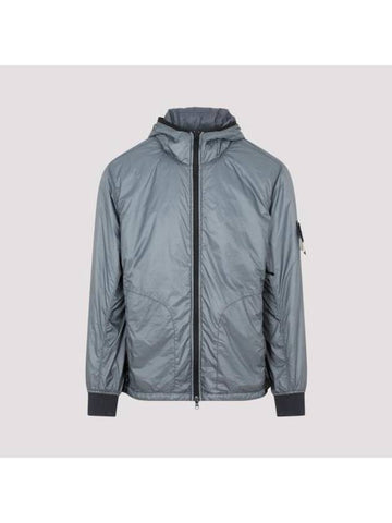 Compass Patch Hooded Jacket Lead Grey - STONE ISLAND - BALAAN 1