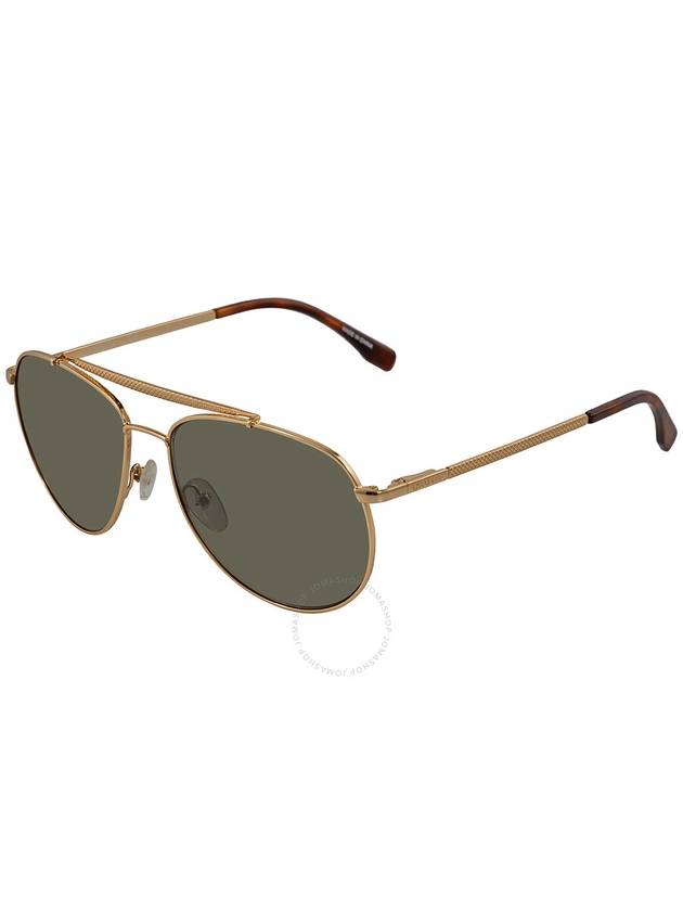 Lacoste Grey Pilot Unisex Sunglasses L177S 714 57 - LACOSTE - BALAAN 3