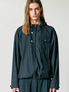 Front arch cover hoodie blouson gray - S SY - BALAAN 1