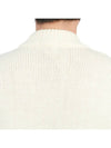 Men's Mock Neck Wool Knit Top Ivory - TEN C - BALAAN 8