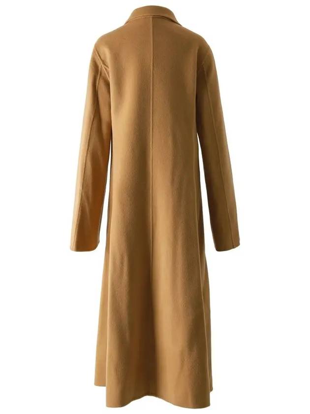 A-Line Cashmere Wool Single Coat Camel - ACNE STUDIOS - BALAAN 4