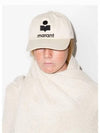 Tyron Logo Ball Cap Ecru - ISABEL MARANT - BALAAN 5