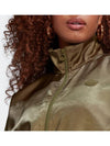 Satin Jacket HF2112 Khaki WOMENS - ADIDAS - BALAAN 5