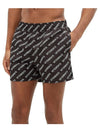 Logo Swim Shorts Black - VETEMENTS - BALAAN 3