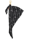 Versace Black Silk Signature Pattern Collana Bandana Scarf - VERSACE - BALAAN 6