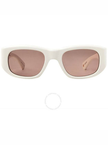 Garrett Leight LAGUNA SUN Bordeaux Rectangular Sunglasses 2140 TEESPI/BOR 50 - GARRETT LEIGHT - BALAAN 1