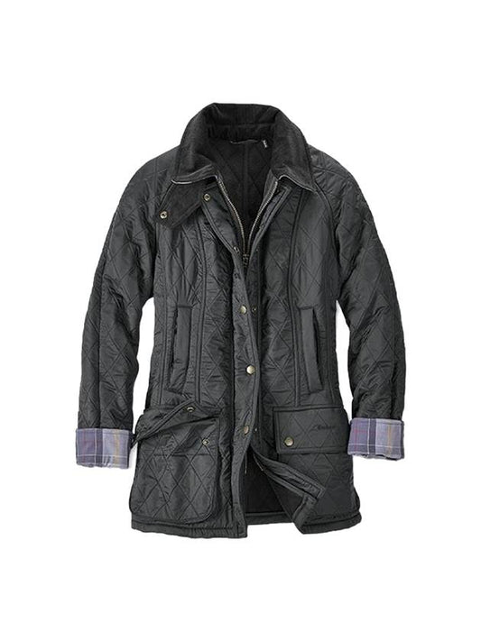 Beadnell Polar Quilt Jacket Black - BARBOUR - BALAAN 1