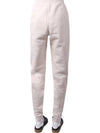 DELTA Wool Cashmere Logo Track Pants White - MAX MARA - BALAAN.