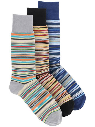 Signature Striped Socks 3 Pack - PAUL SMITH - BALAAN 2