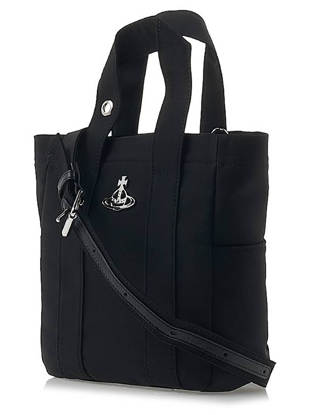 Small Mullay Tote Bag Black - VIVIENNE WESTWOOD - BALAAN 4