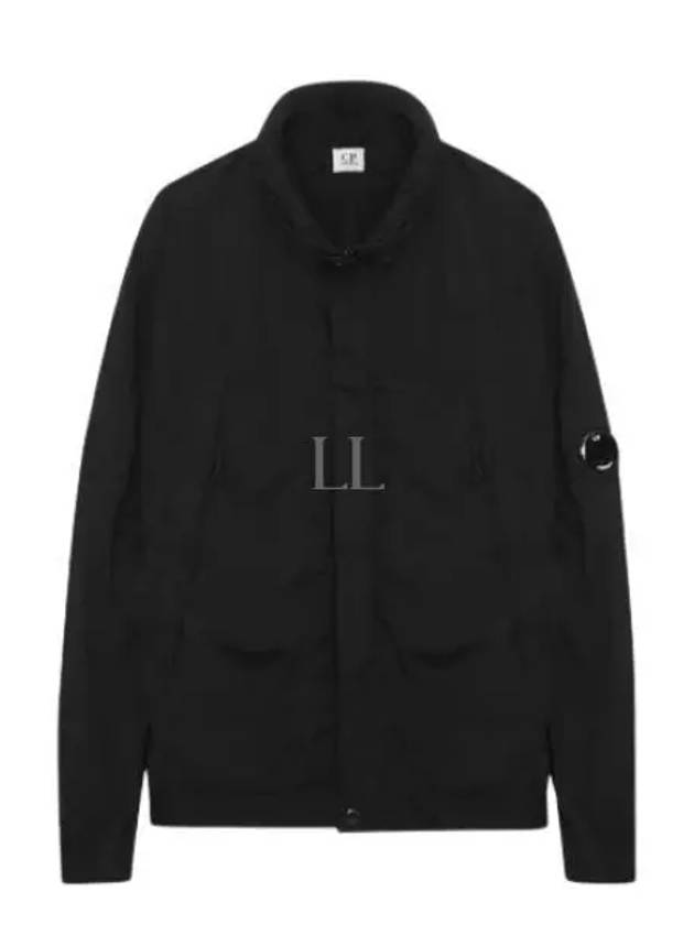 Nycra R Zip Up Jacket Black - CP COMPANY - BALAAN 2