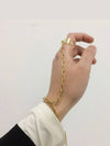 Ring Chain Surgical Bracelet Gold - BASSCLEF - BALAAN 3