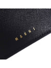 Logo Saffiano Card Wallet Black - MARNI - BALAAN 6