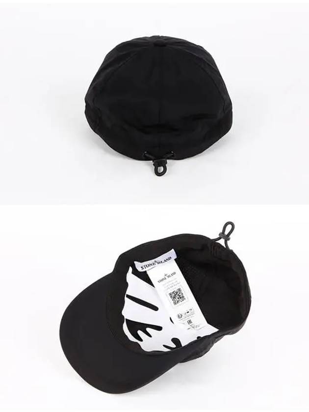 Nylon Logo Ball Cap Black - STONE ISLAND - BALAAN 4