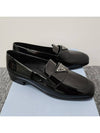 Brushed Patent Leather Loafers Black - PRADA - BALAAN 5