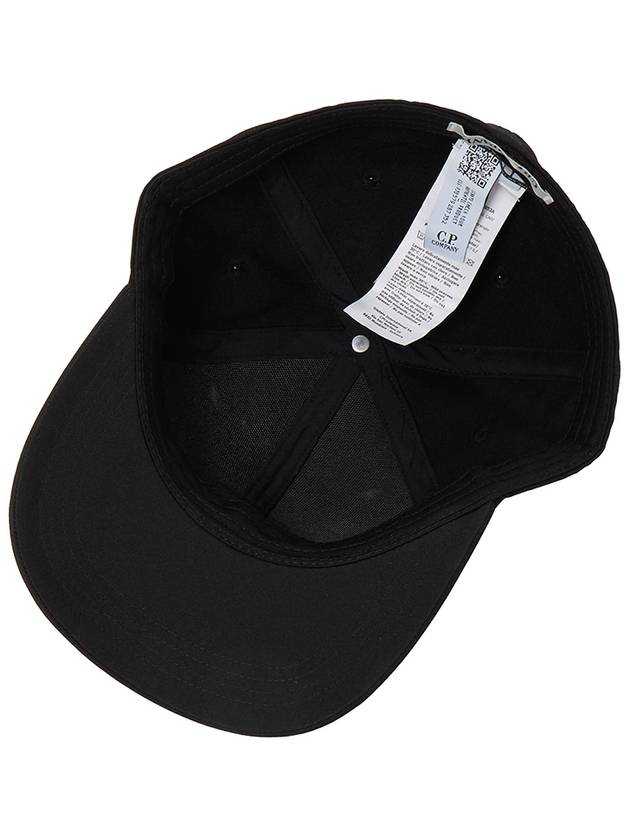 Logo Patch Ball Cap Black - CP COMPANY - BALAAN 5