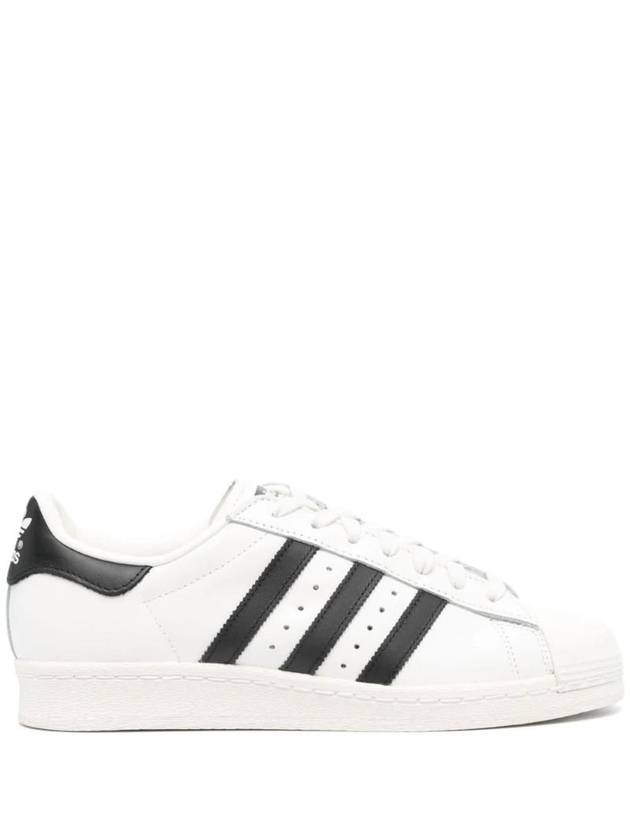 Superstar 82 Low Top Sneakers Black White - ADIDAS - BALAAN 1