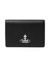 ORB Logo Half Wallet Black - VIVIENNE WESTWOOD - BALAAN 5