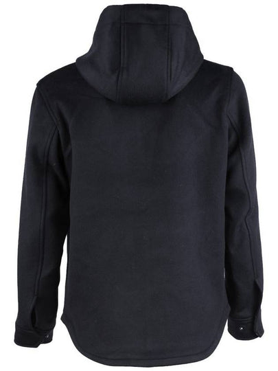 Emporio Armani Blouson Hooded Jacket In Virgin Wool - EMPORIO ARMANI - BALAAN 2