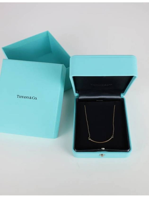 Tiffany T Smile Pendant Small Necklace - TIFFANY & CO. - BALAAN 5