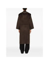 Women s Coat Brown Wool Cashmere 234 WRTWOU204 FB0049 021 - TOTEME - BALAAN 4